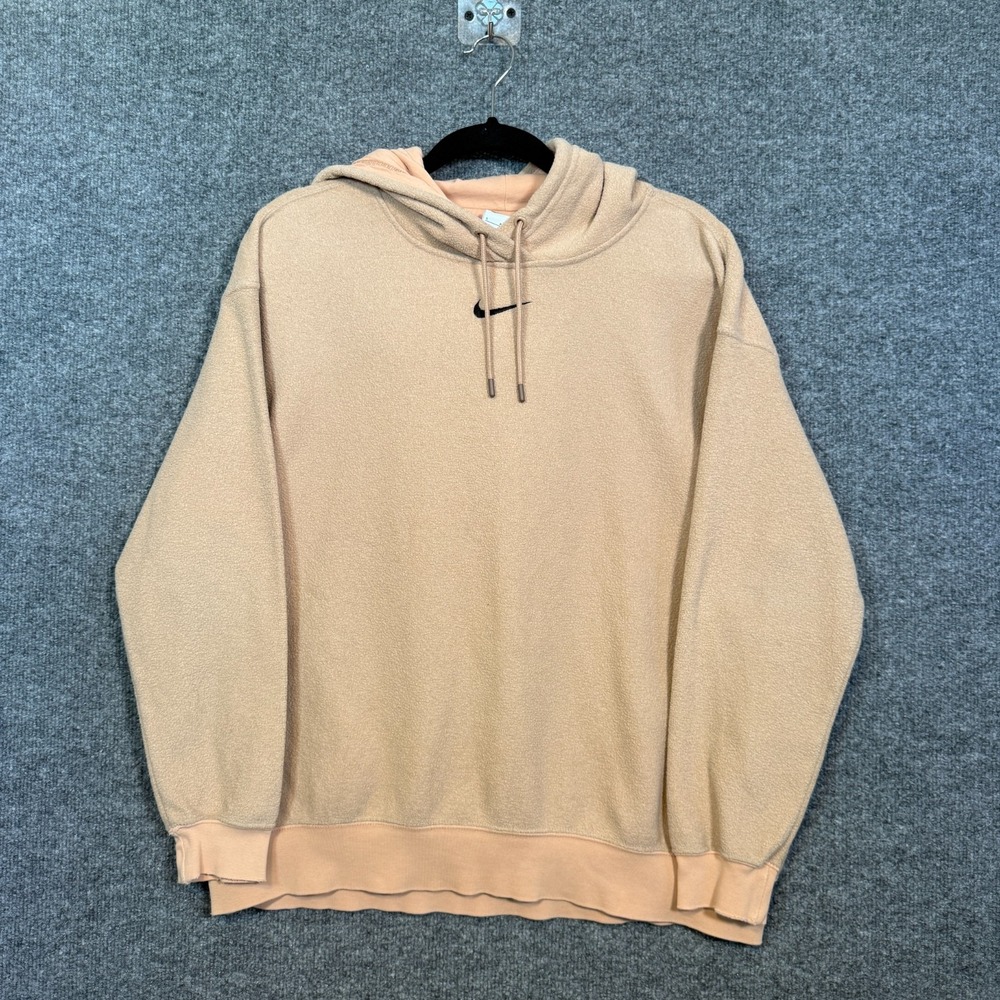 Nike Beige Swoosh Hoodie